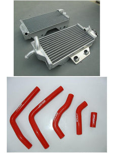 GPI Aluminum radiator + silicone  hose kit for Honda CR125R CR 125 2005 2006 2007