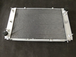 56mm Aluminum radiator & FANS Fit Porsche 928 with 2 oil coolers 1978-1995 1978 1979 1980 1981 1982 1983 1984 1985 1986 1987 1988 1989 1990 1991 1992 1993 1994 1995