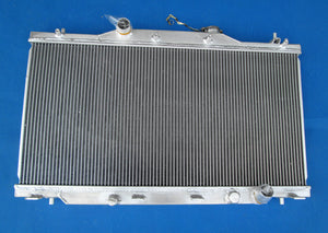 GPI 2 ROW Aluminum Radiator & fans for 2002-2006 Acura RSX Integra DC5 2.0L L4 MT 2002 2003 2004 2005 2006