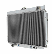 Load image into Gallery viewer, 3 Row Aluminum Radiator for 1967-1970 Ford Mustang Torino Cougar XR7 V8 24&quot;W 1967 1968 1969 1970
