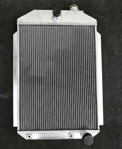 Aluminum Radiator & fan For 1937 Chevy Hot Street Rod 350 V8 W/Tranny ENGINE AT