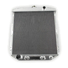 Load image into Gallery viewer, 3 Row Aluminum Radiator&amp; FANS For 1954 1955 1956 Ford Customline V8 Police Interceptor
