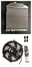 Load image into Gallery viewer, Aluminum Radiator &amp; Fan For 1942-1948 Ford/Mercury Cars With Ford Engine 1943 1944 1945 1946 1947 1948
