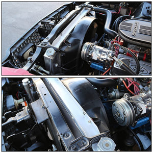 GPI 3 Core Aluminum Radiator & Fan  For 1964-1966 Ford Mustang V8 289 302 WINDSOR  1964 1965 1966