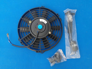 GPI 2pcs Universal 14" inch Slim Fan Push/Pull Electric Radiator Cooling Engine Kit Truck