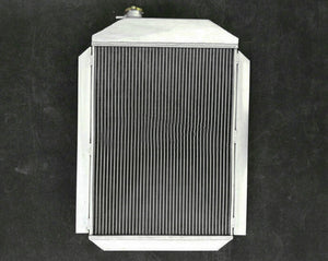 Aluminum Radiator & fan For 1937 Chevy Hot Street Rod 350 V8 W/Tranny ENGINE AT