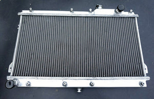 GPI Aluminum radiator & fans for 1990-1997 Mazda Eunos/Miata/MX-5 1.6i 1.8i B6ZE(RS) BP I4  1990 1991 1992 1993 1994 1995 1996 1997