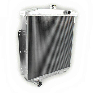 3 Row Aluminum Radiator& FANS For 1954 1955 1956 Ford Customline V8 Police Interceptor