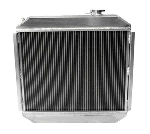 2 Row Aluminum radiator & fan For 1988-1992 Nissan Forklift A10-A25 H20 1988 1989 1990 1991 1992