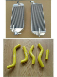 GPI Aluminum radiator & hose FOR 2007-2009 SUZUKI RMZ250 RMZ 250 2007 2008 2009