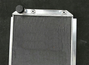 Aluminum Radiator & fan For 1937 Chevy Hot Street Rod 350 V8 W/Tranny ENGINE AT