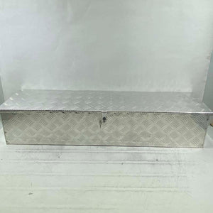 49"x13"x10" Aluminum Truck Underbody Tool Box Storage Underbed ATV RV Trailer Pickup Truck Tread Lock With Keys