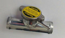 Load image into Gallery viewer, GPI (32MM) In Line Aluminum Radiator Hose Filler Neck&amp;Cap 1-1/4&quot; 1.25&quot; Hose New
