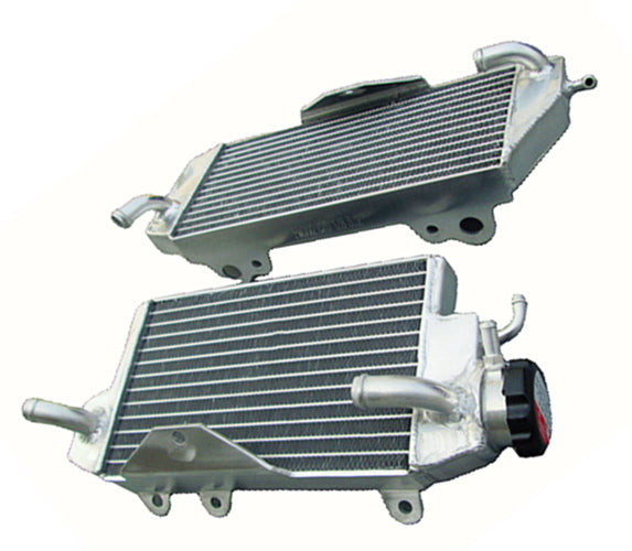 FSMOTO Radiateur Aluminium Compatible KX450F KXF450 2010-2014 + Kit Tuyau Silicone