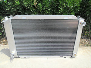 GPI 2Row Aluminum Radiator For 1979-1993 Ford Mustang GT / LX 5.0L V8 302 polished 1979 1980 1981 1982 1983 1984 1985 1986 1987 1988 1989 1990 1991 1992 1993