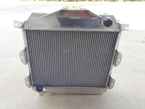 Aluminum radiator Fit Austin Healey 100-4 1953-1956 MT  62mm 3 Rows 1953 1954 1955 1956