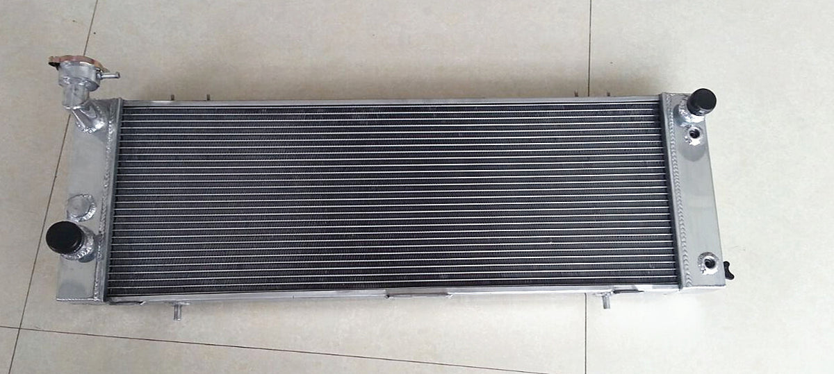 Aluminum Radiator & fans For 1994-2001 Jeep Cherokee XJ 4.0L V6 Petrol ...