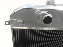 Load image into Gallery viewer, GPI 3 Row Aluminum Radiator &amp; fans For 1955-1962 Triumph TR2 TR3 TR3A TR3B MT 1955 1956 1957 1958 1959 1960 1961 1962  1953 1954
