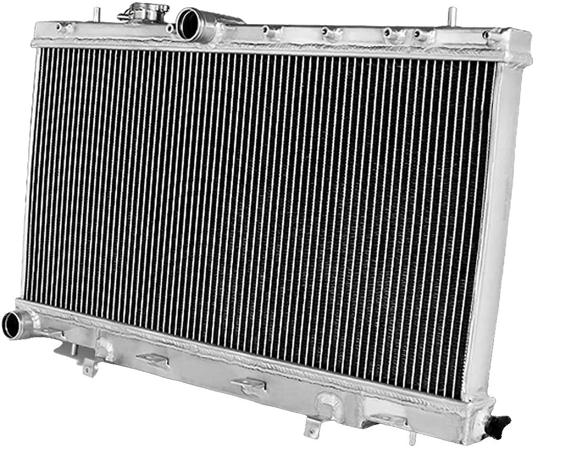 GPI Aluminum radiator & fans for 2002-2007 Subaru Impreza WRX GDA/GGA ...
