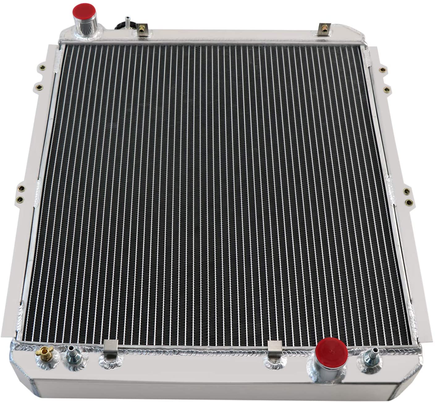 1kz Radiator GPI Aluminum Radiator & FANS for 1993-1996 TOYOTA Hilux Surf KZN130 1K ...