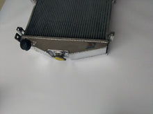 Load image into Gallery viewer, GPI Aluminum Radiator&amp;Fan For Jaguar XK140 3.4L L6 1955 1956 1957 62MM CORE 3ROW
