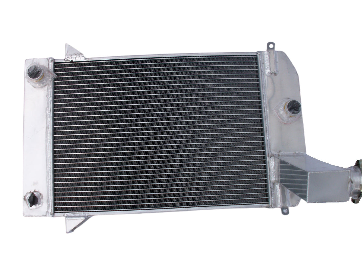 GPI 3 Row Aluminum Radiator & fans For 1955-1962 Triumph TR2 TR3 TR3A ...