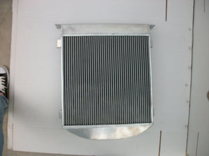 3 ROW Aluminum Radiator & FAN For 1932 FORD CHOPPED FORD ENGINE AT 1932