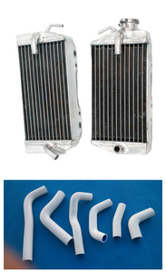 GPI Aluminum Radiator&Silicone hose FOR 2002-2004 HONDA CRF450R CRF450 2002 2003 2004   CRF 450 R CRF 450