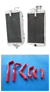 GPI Aluminum Radiator&Silicone hose FOR 2002-2004 HONDA CRF450R CRF450 2002 2003 2004   CRF 450 R CRF 450