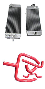 GPI R&L Aluminum  radiator & hose FOR 2011-2016 KAWASAKI KXF250  2011 2012 2013 2014 2015 2016