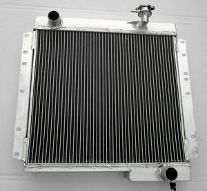 GPI 3 ROW Aluminum Radiator& FAN for 1970-1980 Toyota Land Cruiser  FJ40 FJ45 FJ 40 FJ 45 Petrol MT  1970 1971 1972 1973 1974 1975 1976 1977 1978 1979 1980