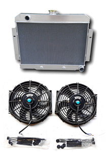 GPI 3 ROW Aluminum Radiator & fans For 1972-1986 Jeep CJ GM Chevy Config Conversion 1970 1971 1972 1973 1974 1975 1976 1977 1978 1979 1980 1981 1982 1983 1984 1985 1986