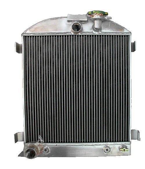 3 ROW Aluminum Radiator For 1932 FORD CHOPPED FORD ENGINE AT 1932