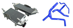 GPI Aluminum Radiator and hose FOR 2009-2015 Kawasaki  KX450F KXF450 KX 450 F KXF 450   2010 2011 2012 2013 2014 2015