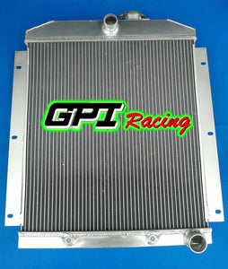 Aluminum Radiator FOR 1947-1954 CHEVY PICKUP TRUCK INCLUDES TRANNY COOLER 1947 1948 1949 1950 1951 1952 1953 1954