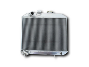 3 Row aluminum radiator & FANS for 1941-1952 JEEP Willys 1941 1942 1943 1944 1945 1946 1947 1948 1949 1950 1951 1952