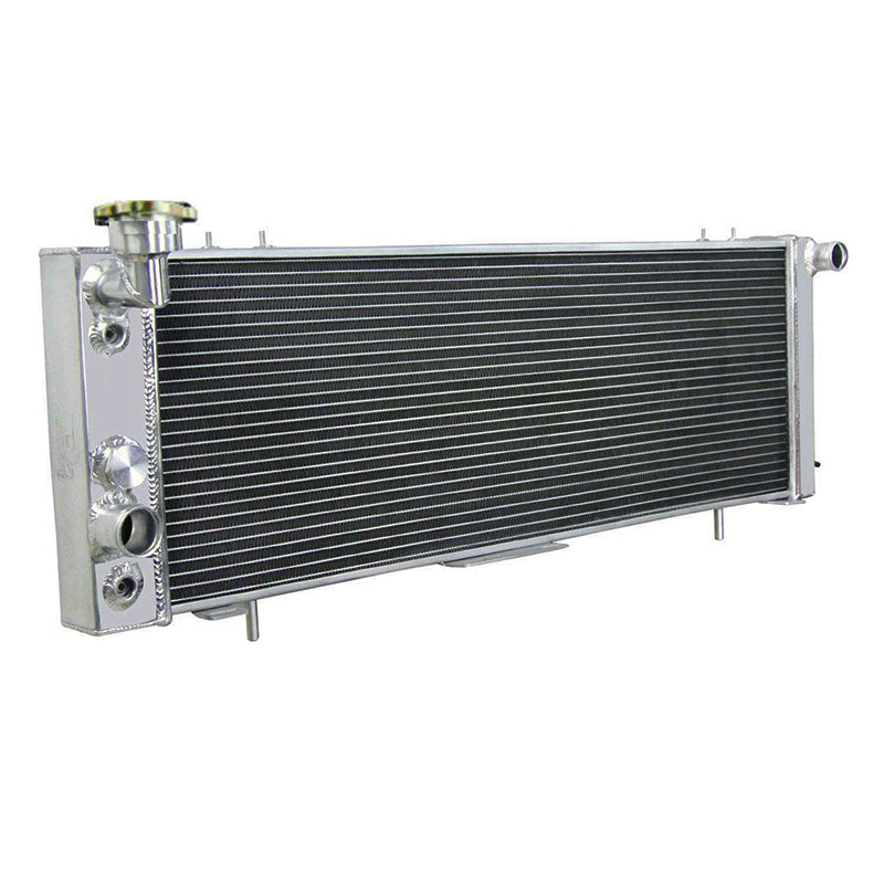 GPI 3 Row Aluminum Racing Radiator For 1991-2001 Jeep Cherokee/Comanche 2.5L/4.0L l4/l6  1991 1992 1993 1994 1995 1996 1997 1998 1999 2000 2001