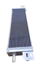 Load image into Gallery viewer, GPI Air to water aluminum intercooler liquid heat exchanger new &amp; fans Overall Size: 23.5x6.75x2.75(end-tank) inch
