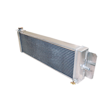 Load image into Gallery viewer, GPI 32&quot; x10&quot; x 3.5&quot; Universal Aluminum Heat Exchanger Air to Water Intercooler+cap
