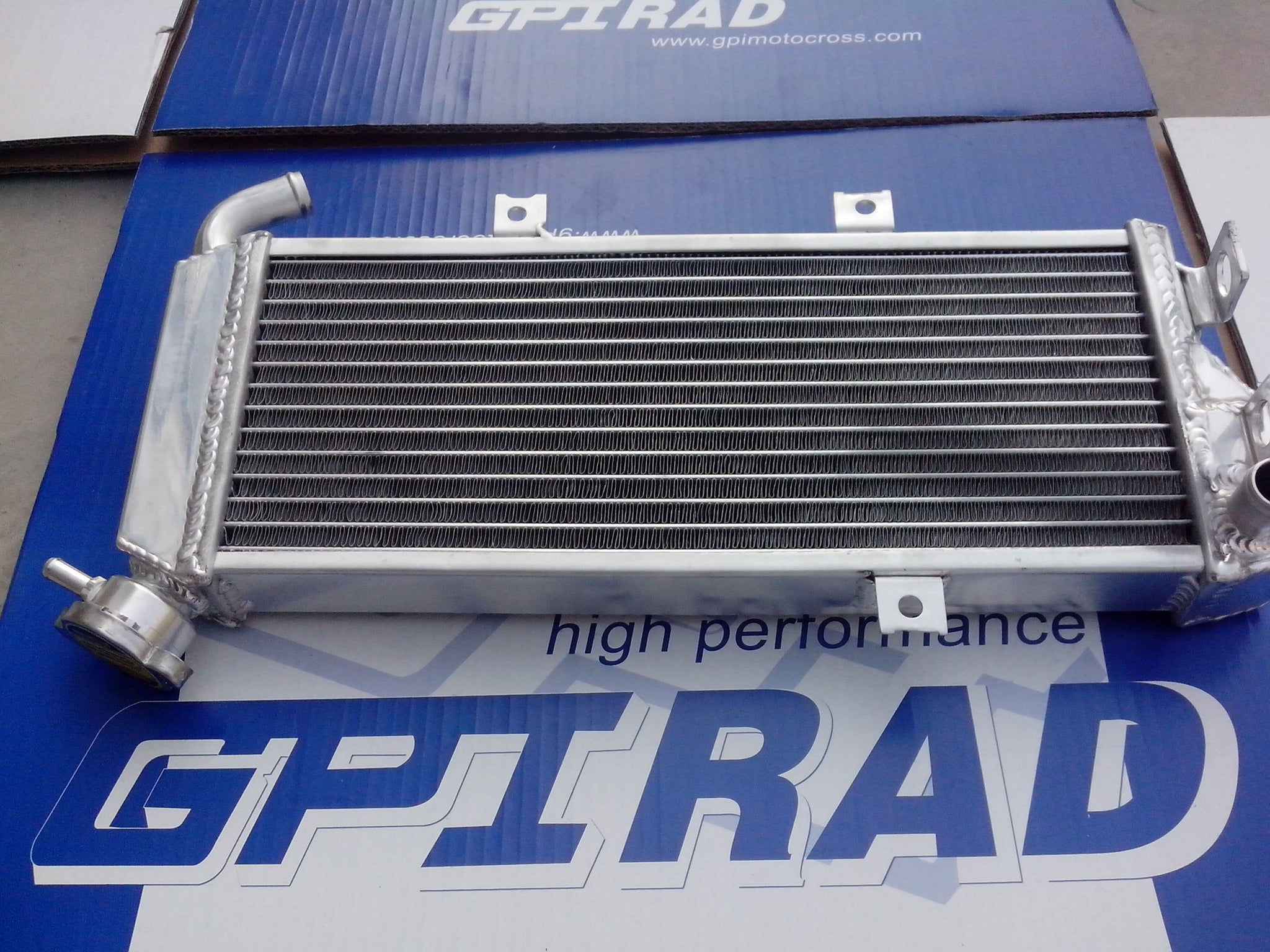GPI Aluminum radiator FOR 2009-2011 Kawasaki ER-6N/ER650C/NINJA 650R/E ...