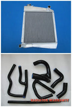 Load image into Gallery viewer, 2 Row Aluminum Radiator &amp;Silicone Coolant Hose for 1961-1999 Austin Rover Mini Cooper S/SPI 1275/1.3L 1962 1992 1993 1994 1995 1996 1997 1998
