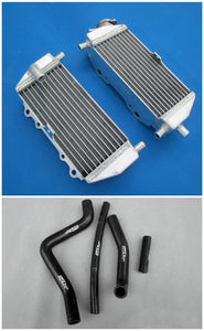 GPI aluminum radiator & hoses FOR 1994-2002 Kawasaki KX125 KX 125  1994 1995 1996 1997 1998 1999 2000 2001 2002