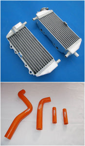 GPI aluminum radiator & hoses FOR 1994-2002 Kawasaki KX125 KX 125  1994 1995 1996 1997 1998 1999 2000 2001 2002