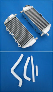 GPI aluminum radiator & hoses FOR 1994-2002 Kawasaki KX125 KX 125  1994 1995 1996 1997 1998 1999 2000 2001 2002