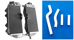 GPI aluminum radiator&silicone hose for 2002-2018  Yamaha YZ250 2-stroke 2003 2004 2005 2006 2007 2008 2009 2010 2011 2012 2013 2014 2015 2016 2017