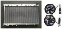 Load image into Gallery viewer, GPI Aluminum Radiator&amp; fans For Subaru Forester GT SF5 EJ202 EJ205 2.0 16V Turbo 1997-2002   1997 1998 1999 2000 2001 2002
