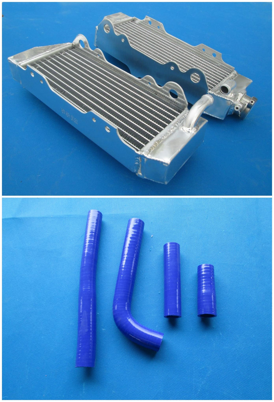 GPI Aluminum radiator & Silicone hose FOR 1998-2000 Yamaha YZ400F YZF400 / YZ 400 F YZF 400 1998 1999 2000