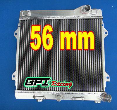 GPI 56MM Aluminum radiator for BMW E30 M3 2.3L 1986-1991 1986 1987 1988 1989 1990 1991 320is 1987-1993 1987 1988 1989 1990 1991 1992 1993 manual MT