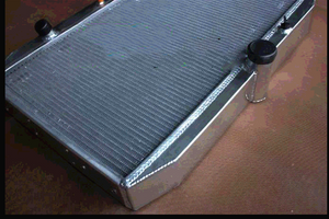 GPI Aluminum radiator + fan FOR  1971-1974 Jaguar XKE E-TYPE 5.3 Series 3 V12 manual  1971 1972 1973 1974