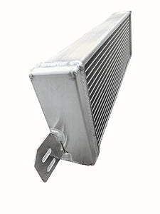 GPI Air to water aluminum intercooler liquid heat exchanger  SILVER  Overall size:  23.5x6.75x2.75(end-tank) inch